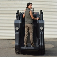 Mini-chargeuse compacte sur chenilles hydrauliques EPA pour travaux agricoles et de construction