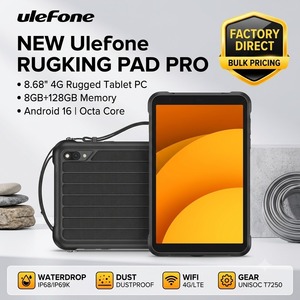 Tablet Resistente Ulefone Rugking Pad Pro de 8.68 Pulgadas, 4G, Android 16, Unisoc T7250 Octa Core, 8GB, 128GB, Impermeable - Product Image 1