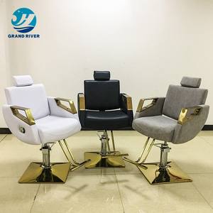 Chaise de coiffeur <span class=keywords><strong>à</strong></span> <span class=keywords><strong>l</strong></span>'<span class=keywords><strong>envers</strong></span> Salon de coiffure levage rotatif coupe de cheveux et tabouret de rasage meubles de Salon cuir synthétique moderne 1 Pc - Product Image 1