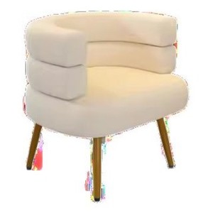 Vanity Stool Tufted Upholstered With Wooden Legs For Bedroom Makeup Use - Product Image 5