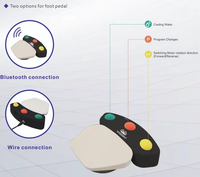 Motor Eléctrico Quirúrgico Dental Wisedent con Luz LED, Juego Completo con Pieza de Mano, Pedal y Sistema de Irrigación por Agua