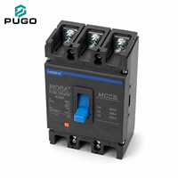Disjoncteur à boîtier moulé 3P 250A 400V AC 35kA Thermique-Magnétique Industriel Plastique & Cuivre MCCB CM1