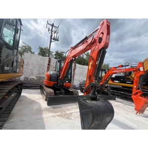 Excavadora de cadenas pequeña Kubota KX163 usada, original de Japón, 5.6 toneladas, en buen estado. - Product Image 2