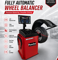 Equipo de Alineación de Ruedas Automático con Certificación CE Runche, Pantalla LCD con Localizador Láser, Balanceador de Neumáticos