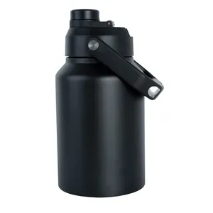 Sports Water Bottle 128 oz /One Gallon , Leak Proof, Vacuum Insulated Stainless Steel, Double Walled