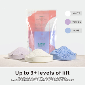 Polvere Schiarente Professionale <span class=keywords><strong>Senza</strong></span> Polvere Violetta a 9 Livelli di Schiarimento Estremo, Colore Uniforme e Formula Delicata - Product Image 5