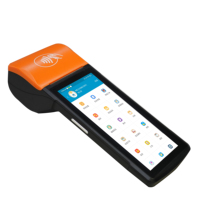 Мобильный Android Pos устройство сенсорный экран портативный Pos 58 мм Термопринтер 6 дюймов 3g Wi-Fi штрих-код точки продажи системы