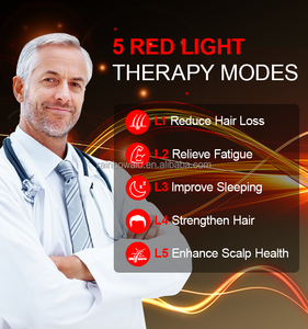 Minuterie de gradateur électrique commerciale à la maison utilisée Quad Led Light Therapie 633nm rouge 830nm <span class=keywords><strong>casque</strong></span> de thérapie par lumière rouge infrarouge - Product Image 4