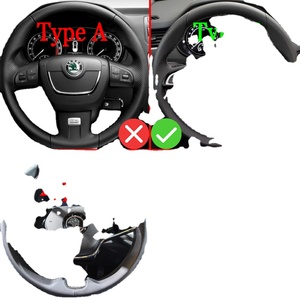 Palette de changement de vitesse pour volant <span class=keywords><strong>Skoda</strong></span> Octavia Fabia Scala Superb <span class=keywords><strong>Scout</strong></span> RS VRS MK3 <span class=keywords><strong>Scout</strong></span>, extension de volant, palettes de changement de vitesse DSG, autocollant - Product Image 1