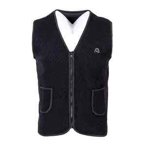 Winter high-quality Heated and Warm Vest Zipper Thickened Heating External Wearing and Internal Wearing Vest
