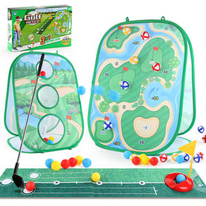 3 en 1 Kids Outdoor Sport Toys Fun <span class=keywords><strong>Golf</strong></span> Game Set con Chipping Stick y Bolas Incluyendo Indoor Target Mat-Durable Plastic - Product Image 2