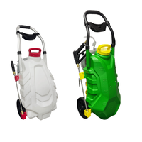 Pulvérisateur à pression automatique à batterie lithium 30 litres, 2 vitesses, avec fonction d'auto-nettoyage, buse en cuivre haute pression