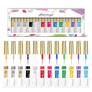 JTING Gel Liner Populaire 12 Couleurs 36 Couleurs Collection Gel Peinture Ongles OEM Conception Gratuite Marque Privée et Échantillon Gratuit - Product Image 1