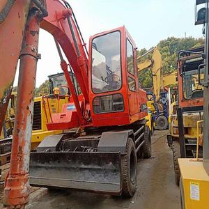 Used Doosan DH140W-7 Wheel Type <b>Construction</b> <b>Machine</b> Bucket <b>Attachment</b> Hydraulic Excavator - Product Image 4