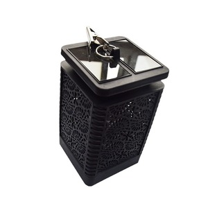 Lámpara Solar de Jardín Hejia, Lámpara Cuadrada con Forma de Llama, Impermeable, Iluminación Exterior para Patio, Lámpara Decorativa Retro para Villa, Lámpara de Ambiente - Product Image 5