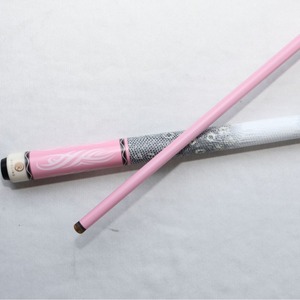 Queue de billard rose pour femme, 12,4 mm, en fibre de carbone, deux sections, légère, pour billard à neuf boules - Product Image 2