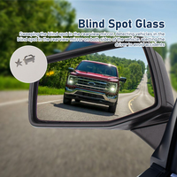 Rétroviseur de pièces de rechange de camion de capteur de température de verre d'angle mort pliant manuel de puissance pour Chevrolet Sliverado 2019-2023