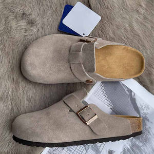 Birken pour <span class=keywords><strong>Arizona</strong></span> Summer Style Open Toe Luxury Suede Pu Beach Sandals Solid Pattern Buckles Straps for Men Women Teens in Size - Product Image 1