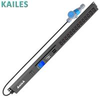 KAILES (KLS) PDU CA intelligent géré série MA à double port réseau, personnalisé, 12C13+2C19 (prise anti-chute) + 2 disjoncteurs 32A 200-240VAC