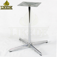 Base de table de réception de conférence de bistrot de réunion 4 étoiles en aluminium