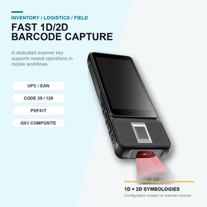 Terminal de reconnaissance faciale portable pour la gestion du temps de présence, IP68, Android 11, 4G, WiFi, GPS, écran tactile 5 pouces, 4 Go, 64 Go, 6000 mAh, TIMY SI-HF6 - Product Image 1