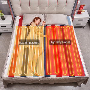 Couverture chauffante électrique chauffante 220/110V, couverture chauffante plus épaisse, thermostat <span class=keywords><strong>de</strong></span> matelas, couverture chauffante pour l'hiver - Product Image 3