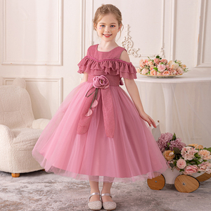 Erste heilige Kommunion für Kinder Fliegende Ärmel Party Abend Hochzeit Blume Mädchen Kleider - Product Image 4