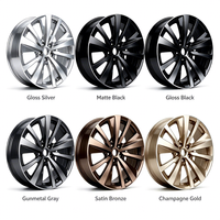 Jantes en alliage forgé sur mesure 19 pouces 5 trous multi-branches noir brillant pour Nissan Altima 2019-2023 JDM Aftermarket