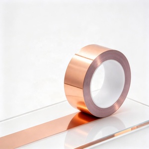 Double Sided Conductive Copper Foil Sticker With Adhesive Backing Custom Die Cut Patch for Circuit Board Grounding - Product Image 2