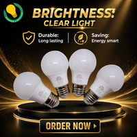 Bombilla LED SKD 5W E27 B22 con Sensor de Movimiento Radar/PIR de 4-6m, Luz Blanca Fría 6500K, Inteligente, Residencial, Alimentada por CA, Fuente SMD