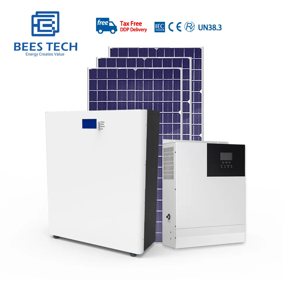 Новый Гибридный инвертор 48 В 50Ah 3KW 4KW 5KW 6KW Mppt солнечная панель Dc-Ac инвертор