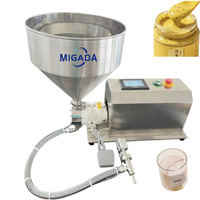 Machine de remplissage à pompe rotative à servomoteur haute précision pour liquides, pâtes, beurre de cacahuète, lotion, crème, confiture, cosmétiques