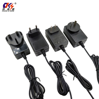 Livraison rapide 27V 0.6A 16.2W EU US UK AR prise alimentation 16W chargeur adaptateur secteur universel avec protection contre les courts-circuits