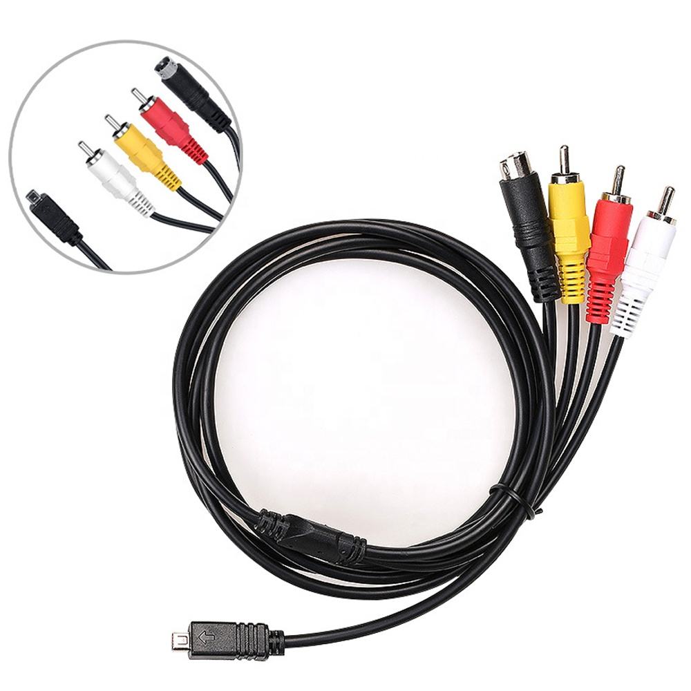 HongXing Semicircular Interface VMC-15FS AV Electronics A/V Audio Video TV-Out Cable/Cord/Lead for S Ony Camera Camcorder Video