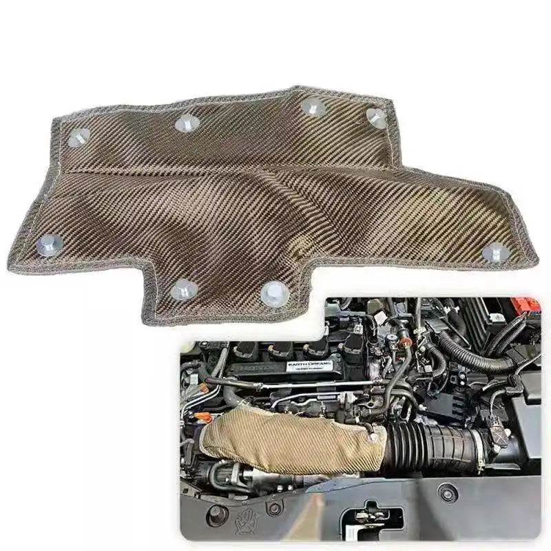 سترة العزل لحماية الجسم من الحرارة العالية T6 Turbo Cover Thermal Turbo Heat Shield بطانية