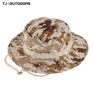 Nylon al aire libre Camo Casual Sombrilla Sombrero de ala redonda Tactical Skirmish Sports Cap - Product Image 4