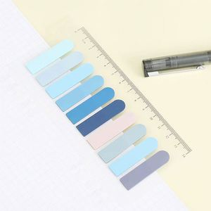 200 Sheet Color PET Self-Adhesive Memo Pad Sticky Notes <b>Bookmark</b> Marker Office School Supplies Memo Sticker Paper - Product Image 3