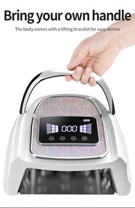 Profession elle kabellose <span class=keywords><strong>LED</strong></span>-Nagel lampe Hochleistungs-wiederauf ladbarer UV/<span class=keywords><strong>LED</strong></span>-Trockner Smart Sensor 3 Timer Kunststoff US-Gel-Maniküre Perfekt - Product Image 4