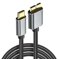 Kabel ekstensi Transfer Data USB 3.0 5Gbps, kabel ekstensi USB berlapis emas tahan lama, kabel OTG Transfer Data Super cepat untuk pria/wanita/USB C/micro-b