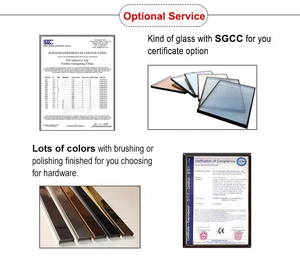 Puertas de Ducha Curvas de Vidrio para Baño, Modernas y Personalizadas, de Aluminio, con Marco Cepillado, Revestimientos de Piedra y Cabina Deslizante - Product Image 6