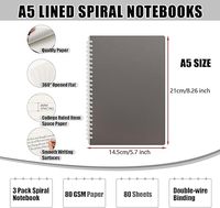 Libreta de papel en espiral con impresión personalizada, diario, agenda, diario, semanal, mensual, organizador, cuaderno planificador
