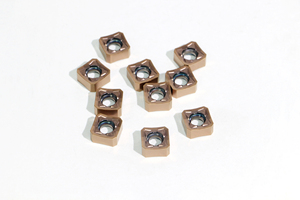 SUMU1206ANN-45° Copper Red Coated Carbide Turning Insert, Wear Resistant for Steel & Stainless Steel - Product Image 3