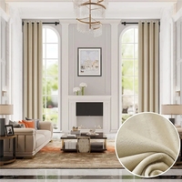 DaiRui Rideaux d'intérieur de luxe Offre Spéciale Rideaux extra longs à haut plafond pour grande maison