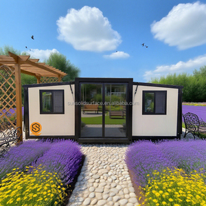 40ft tuyết dốc mái kết cấu thép nhà vườn phòng ngủ bãi biển phong cảnh Đặc điểm prefab nhà ở khách sạn RV Trại nghỉ - Product Image 5