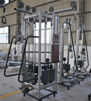 Équipement de musculation de haute qualité MND-AN41 Crossover & Cable Jungle (5 stations) Équipement de fitness Nouveau matériel de musculation Machine de musculation