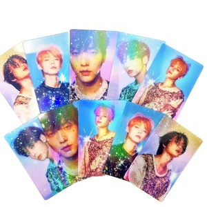 Tarjeta de holograma de fotos Kpop de punto de alta calidad, entrega de tarjeta impermeable de plástico PVC - Product Image 1