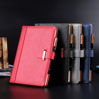 Carnet A5 en cuir à couverture rigide, reliure cousue, bicolore, avec logo personnalisé, journal d'affaires, 100 feuilles, cadeau de bureau minimaliste, vente en gros