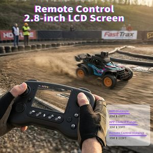 Auto RC Dwi Dowellin con Telecamera, Camion Telecomandato 2.4GHz con Schermo LCD e 60 Funzioni °   Telecamera regolabile, <span class=keywords><strong>video</strong></span> in diretta - Product Image 2