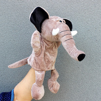 Jouets de marionnettes à main animaux en peluche Poupées de jeu interactives parent-enfant contrôlées à la main Soulagement du stress Cadeaux pour enfants