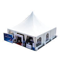 Tente Pagode Commerciale Robuste Imperméable pour Ventes en Extérieur et Salons Professionnels